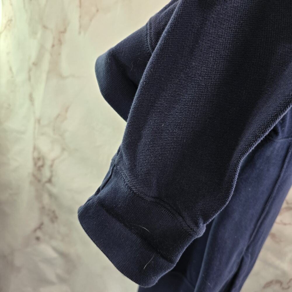 Vintage Polo Ralph Lauren Sweater Mens XL Cardigan Blue Great Britain Big Pony - Picture 10 of 14